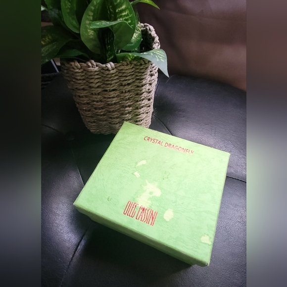 Oleg Cassini Blue Vintage Crystal Dragonfly, 4"x3.5"x1.5" - Picture 13 of 15